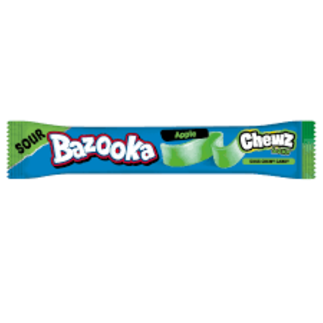 BAZOOKA APPLE SOUR CHEW BAR 14G